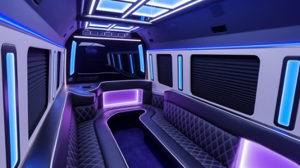anaheim party bus rental inside