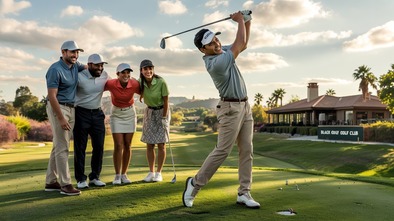 black gold golf club