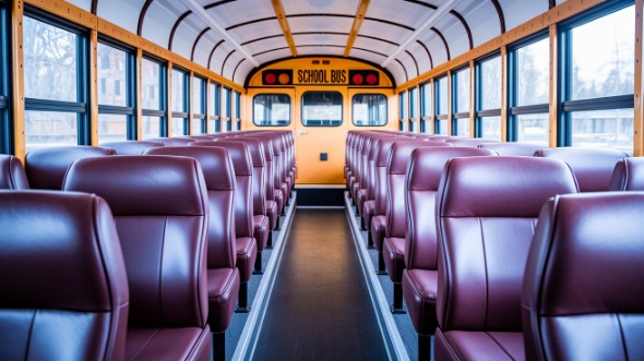 school bus rental interior anaheim